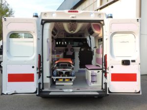 interno nuova ambulanza