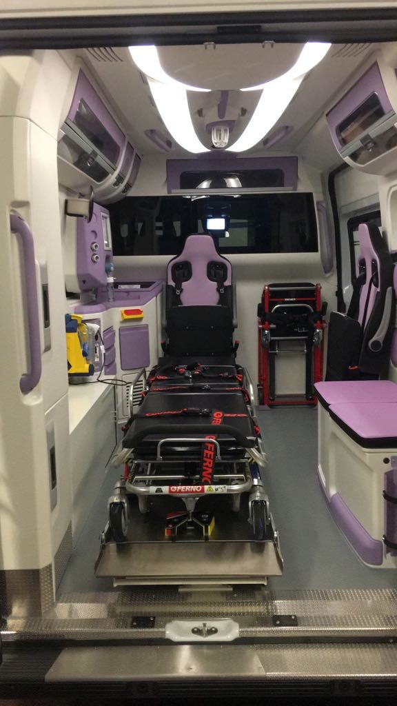 interni ambulanza Comune di Vado Ligure